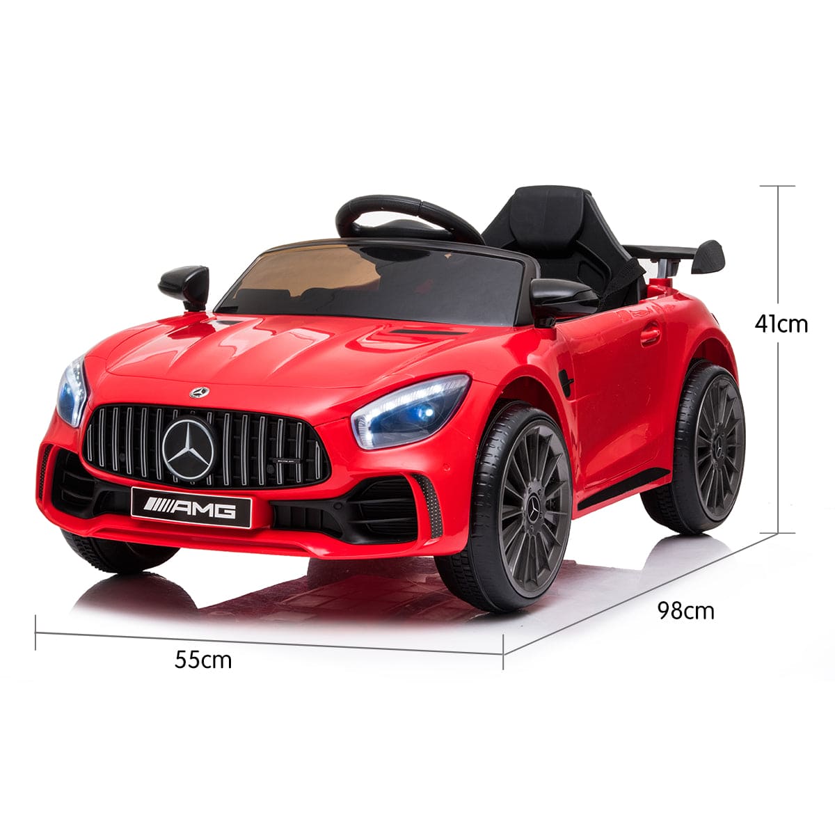 Kahuna Mercedes Benz Licensed Kids Electric Ride On Car Remote Control - Red