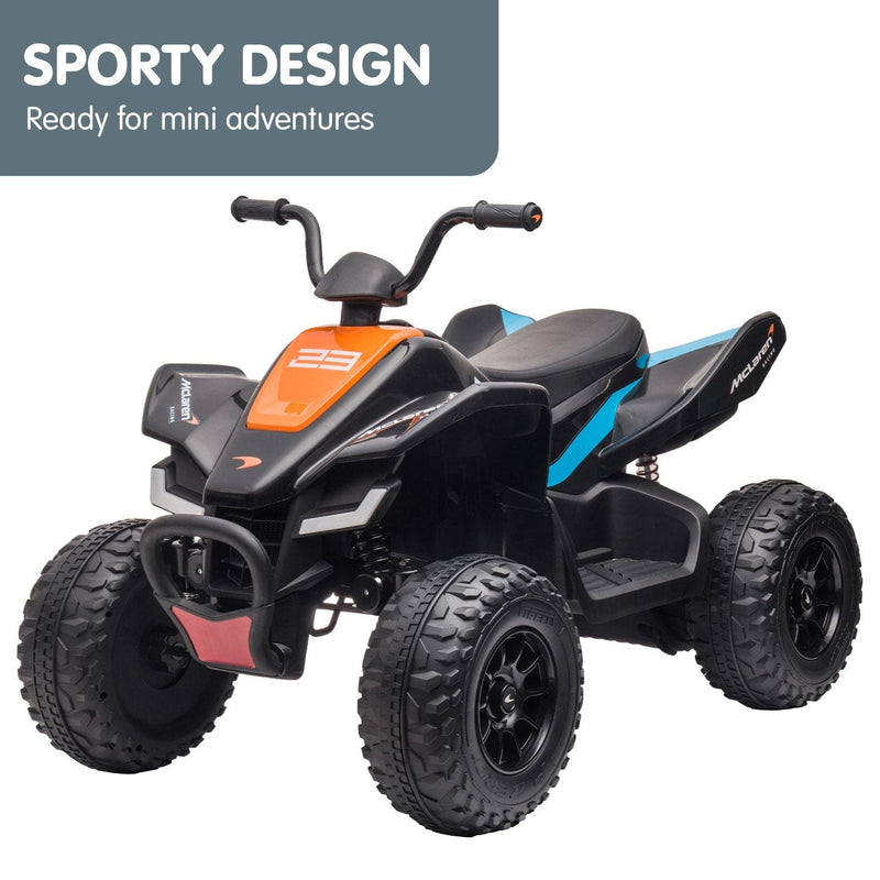 Kahuna MCL35 McLaren Toy Ride On Electric Quad Bike - Black