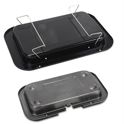 Portable Electric BBQ Grill Teppanyaki Smokeless Barbeque Pan Hot Plate Table Black