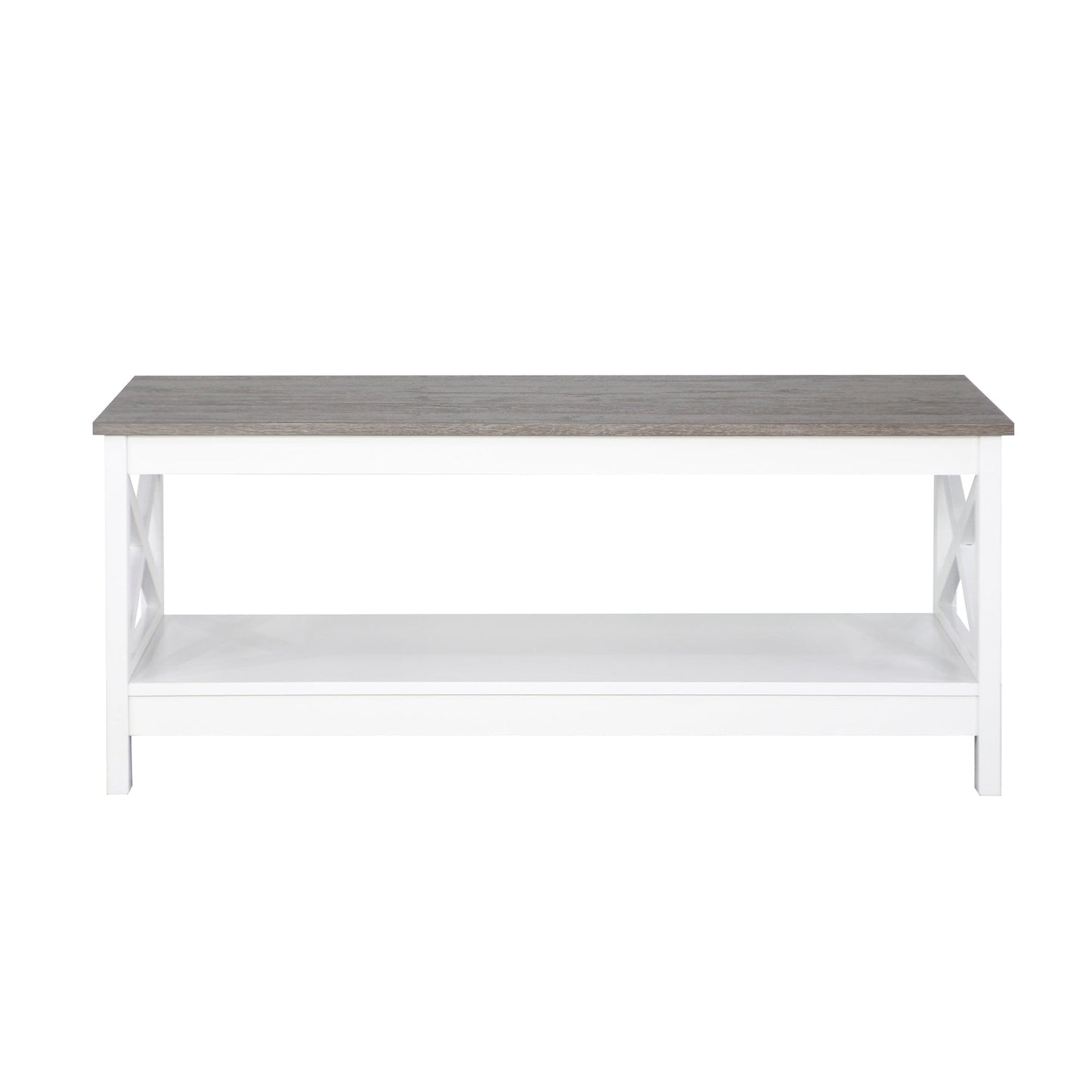 Coastal Coffee Table in White and Grey