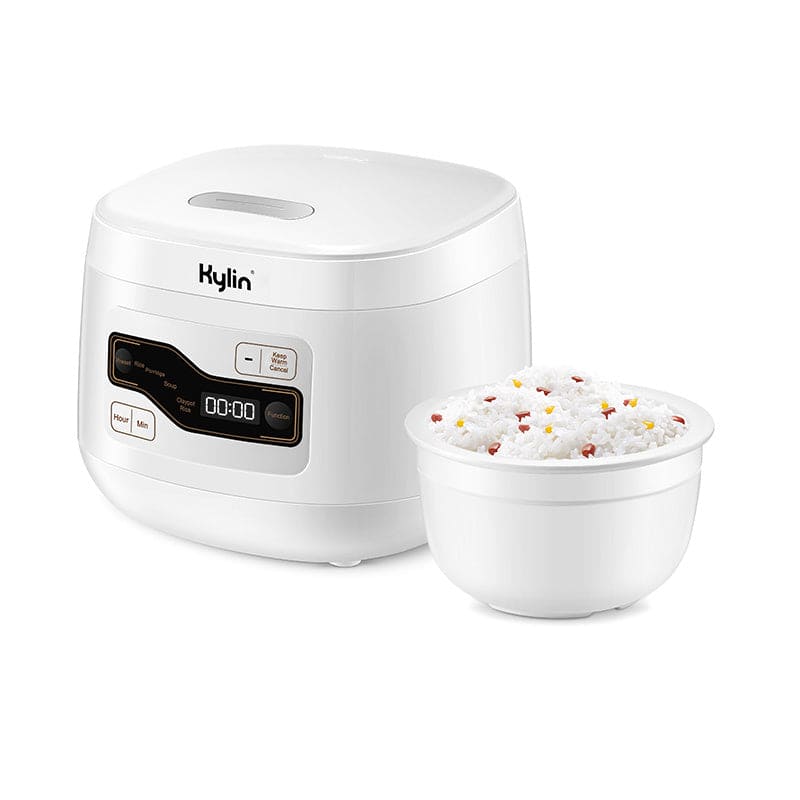 Kylin Electric Multi-Function 4 Cups Ceramic Pot Rice Cooker 2L White AU-K1020