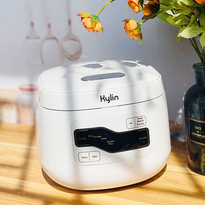 Kylin Electric Multi-Function 4 Cups Ceramic Pot Rice Cooker 2L White AU-K1020