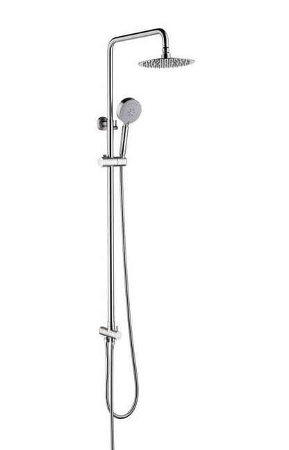 2023 Brushed Nickel Solid Stainless Steel 304 made shower set w diverter 200 mm head sprayer hand held head Suit Outdoor