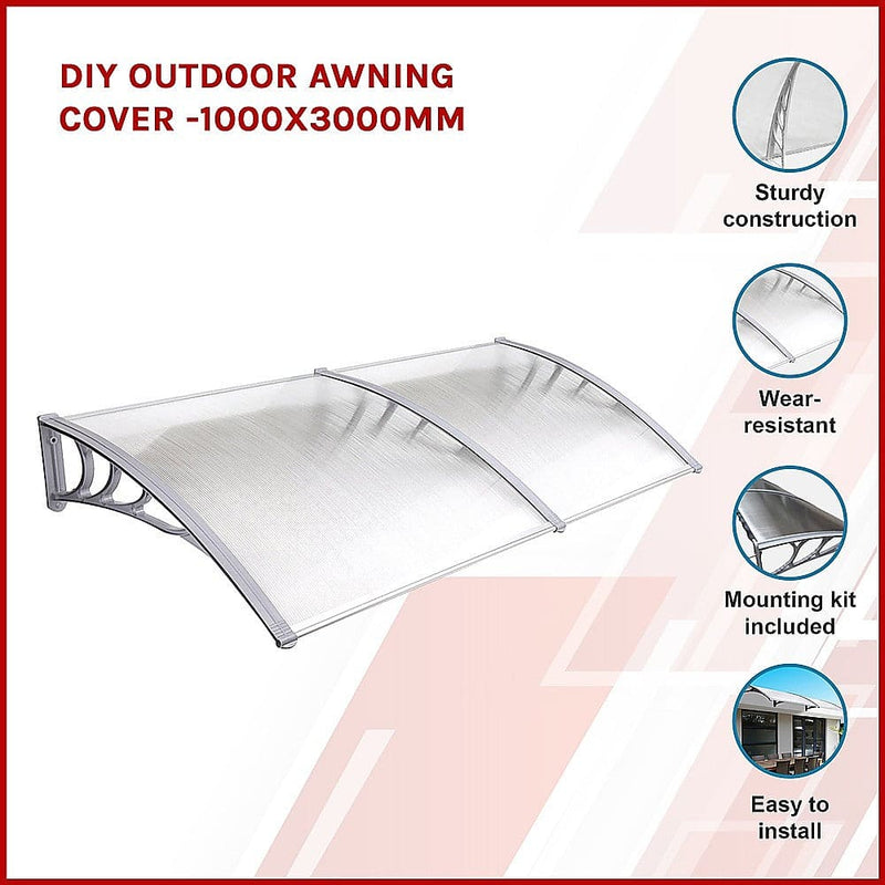 DIY Outdoor Awning Cover -1000x2000mm