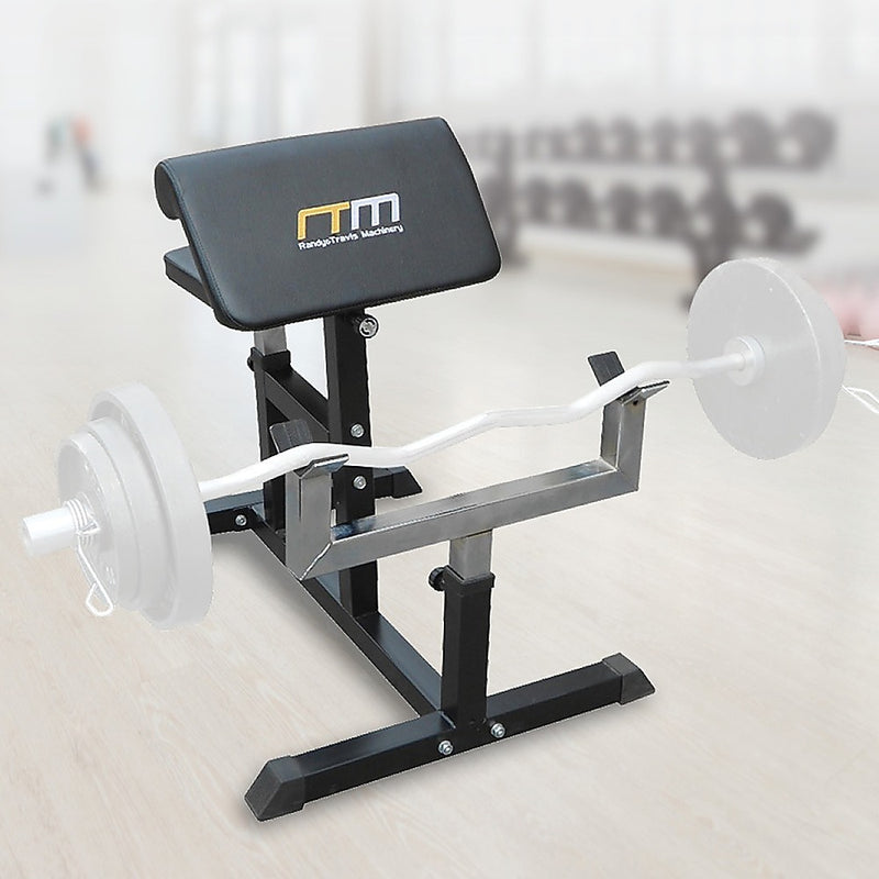 Preacher Curl Bench Weights Commercial Bicep Arms