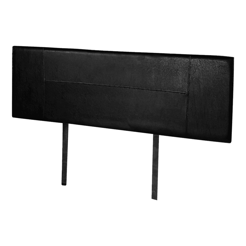 PU Leather Queen Bed Headboard Bedhead - Black