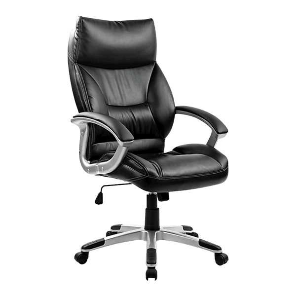 PU Leather Office Chair Executive Padded Black