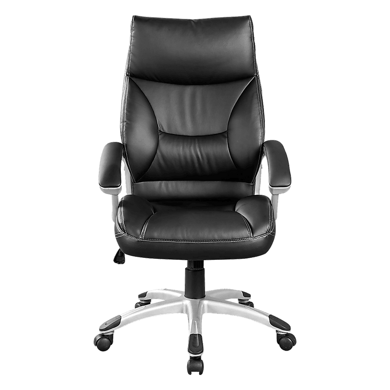 PU Leather Office Chair Executive Padded Black