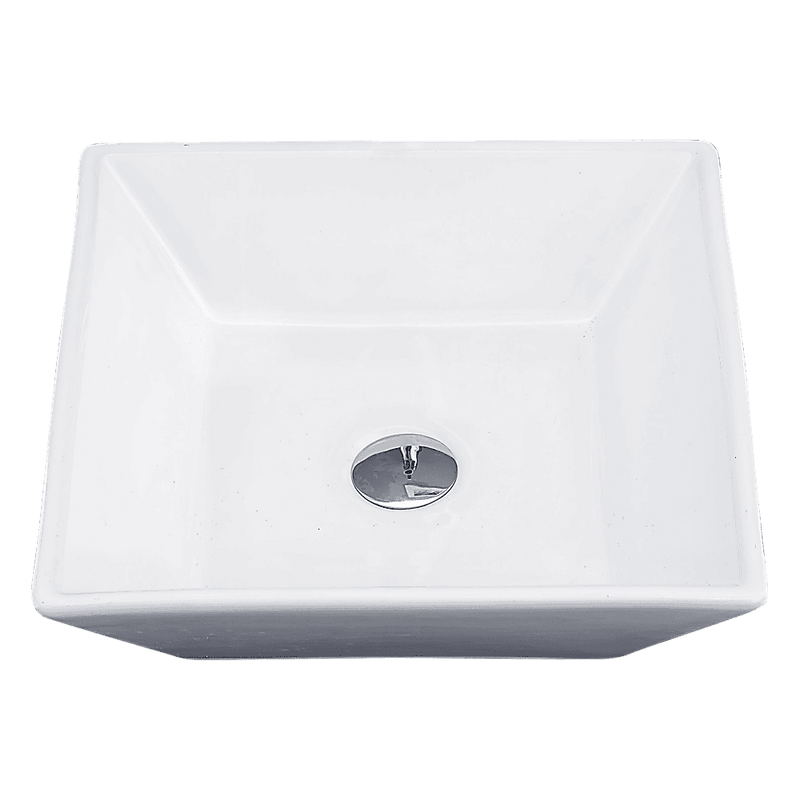 Bathroom Ceramic Rectangular Above Countertop Basin for Vanity