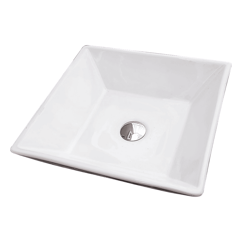 Bathroom Ceramic Rectangular Above Countertop Basin for Vanity