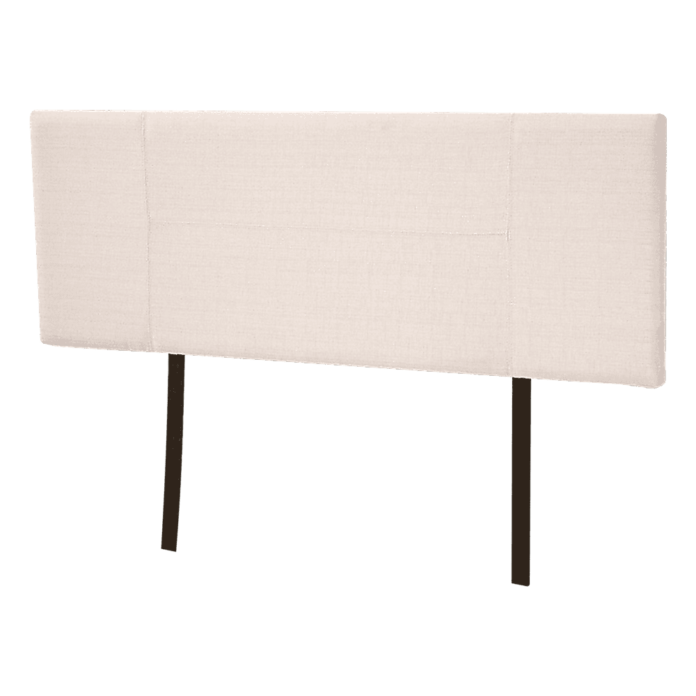 Linen Fabric Queen Bed Headboard Bedhead - Beige