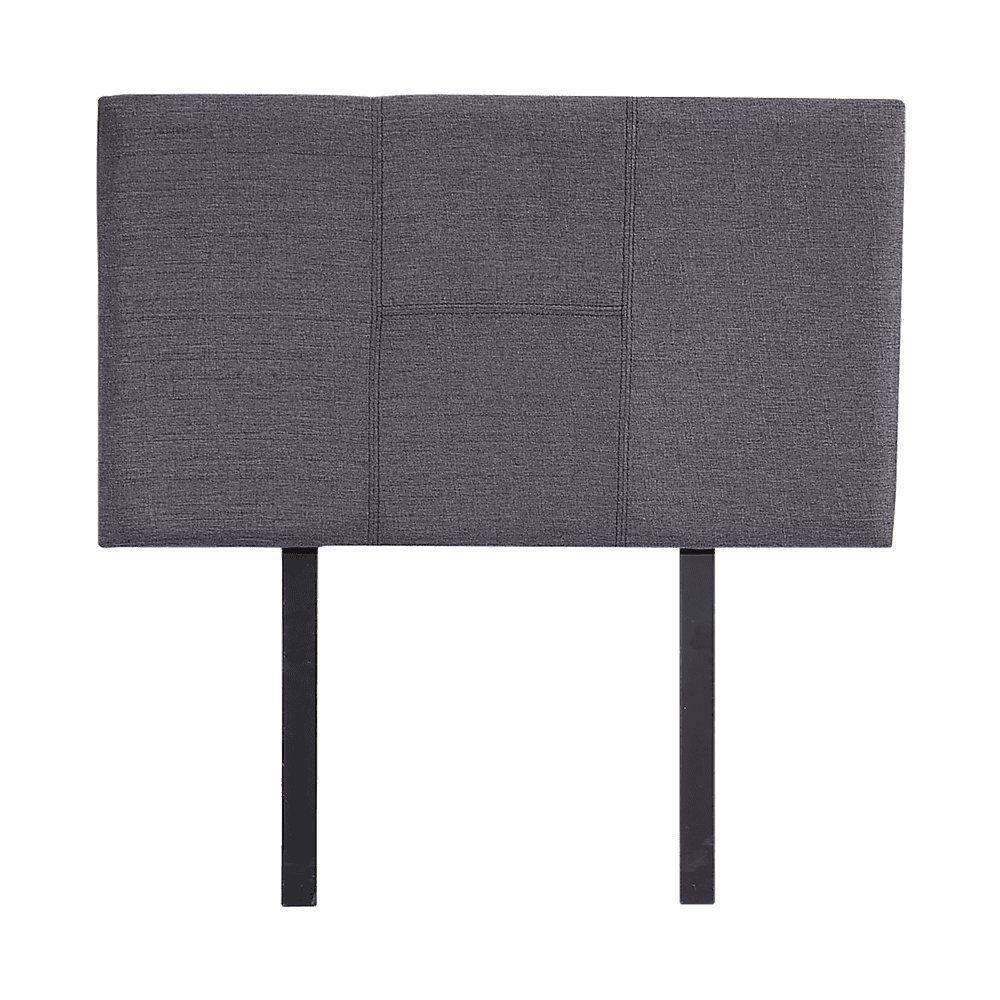 Linen Fabric Single Bed Headboard Bedhead - Grey