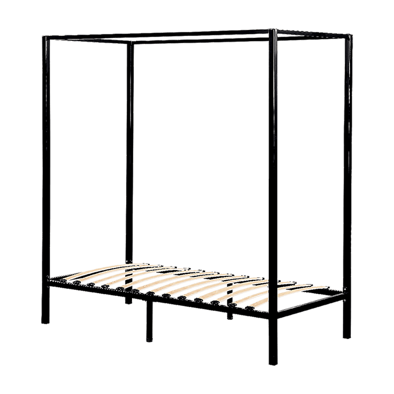 4 Four Poster Single Bed Frame