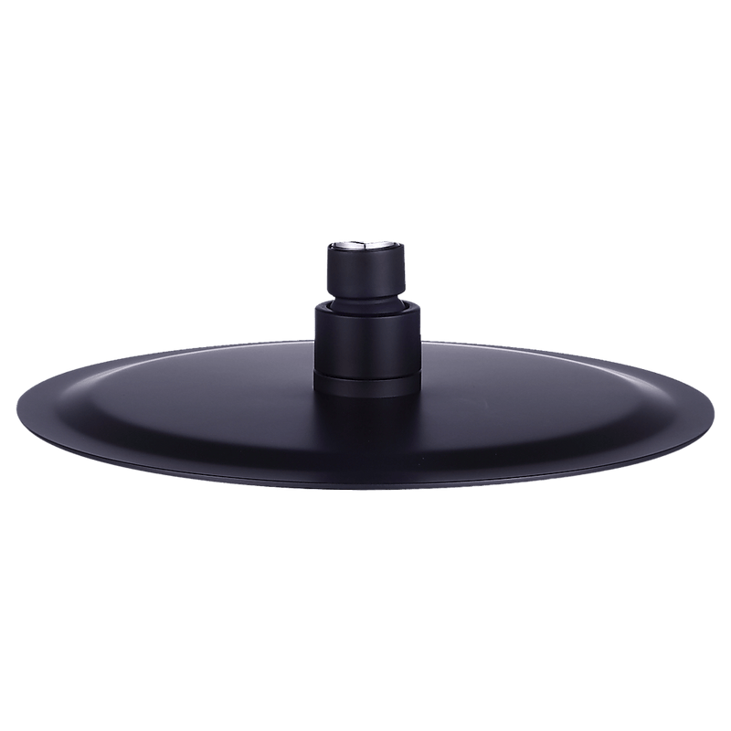 200mm Shower Head Round 304SS Electroplated Matte Black Finish