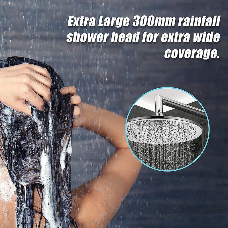 300mm Brass Shower Head Round Chrome Showerhead