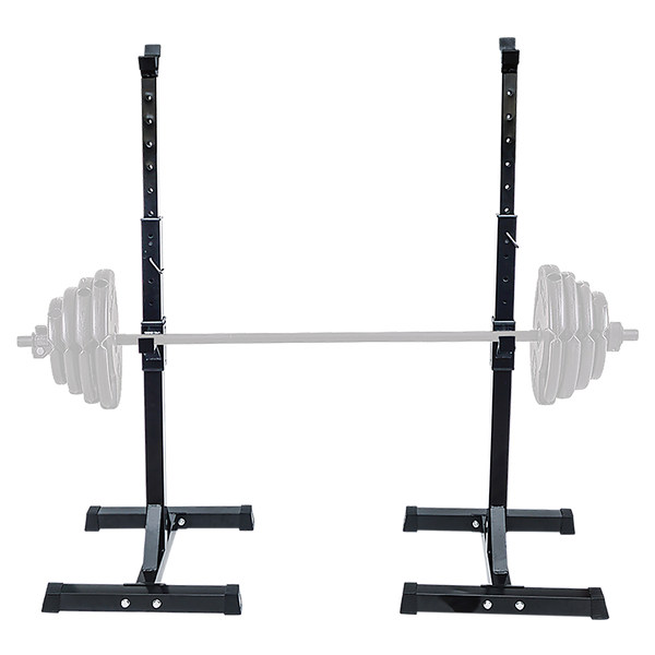 Pair of Adjustable Squat Rack Sturdy Steel Barbell Bench Press Stands GYM/HOME