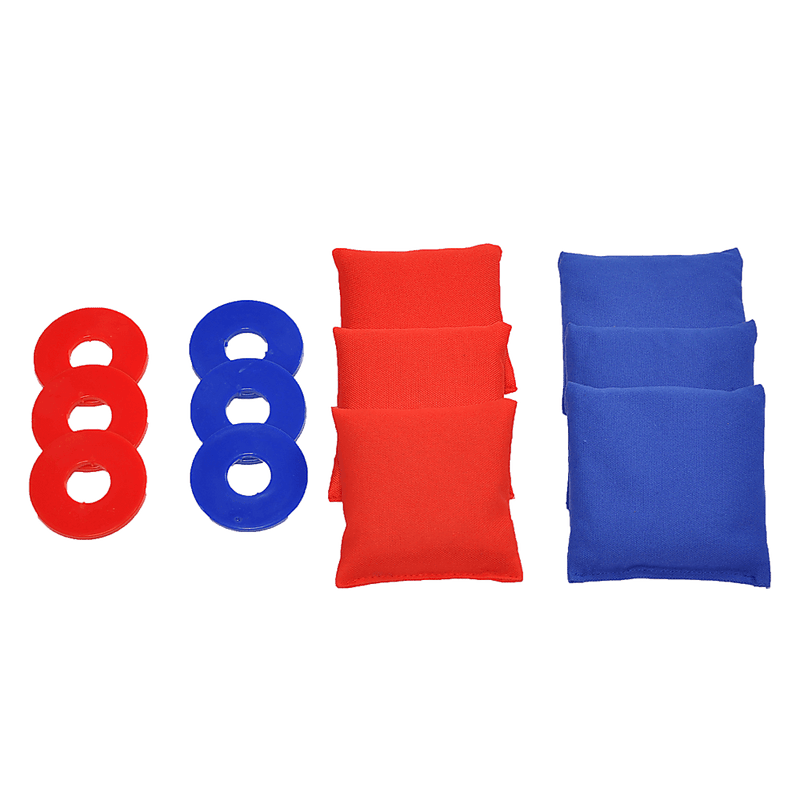 2-in-1 Three-Hole Bags and Washer Toss Combo Cornhole Portable Outdoor Games