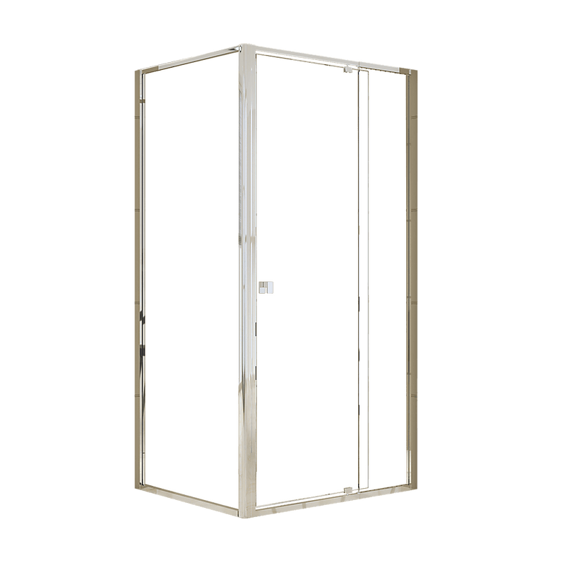 Semi Frameless Shower Screen (98~106)x 195cm & (77~80)x 195cm Side AS/NZS Glass