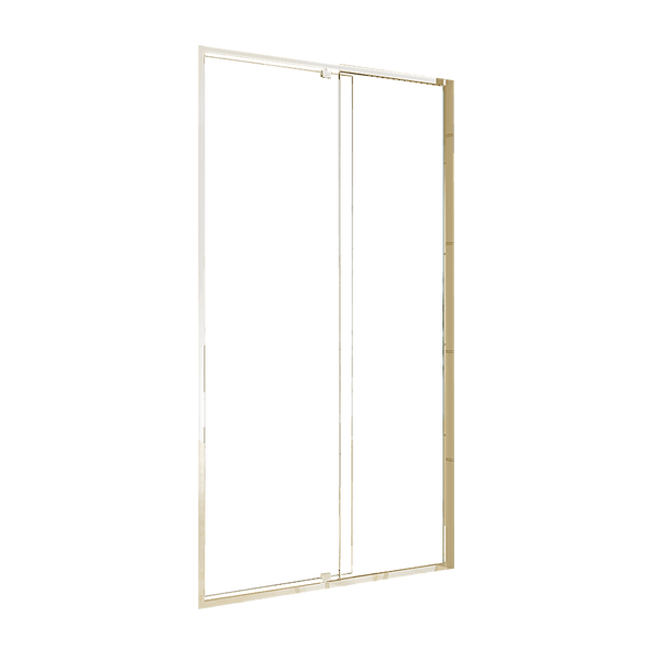 Adjustable Semi Frameless Shower Screen (114~122) x 195cm Australian Safety Glass