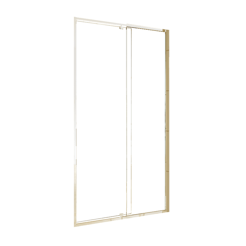 Adjustable Semi Frameless Shower Screen (114~122) x 195cm Australian Safety Glass