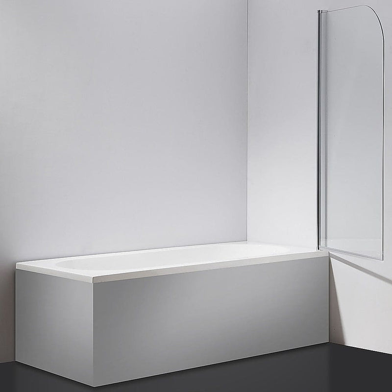 180 Degree Pivot Door 6mm Safety Glass Bath Shower Screen 800x1400mm By Della Francesca