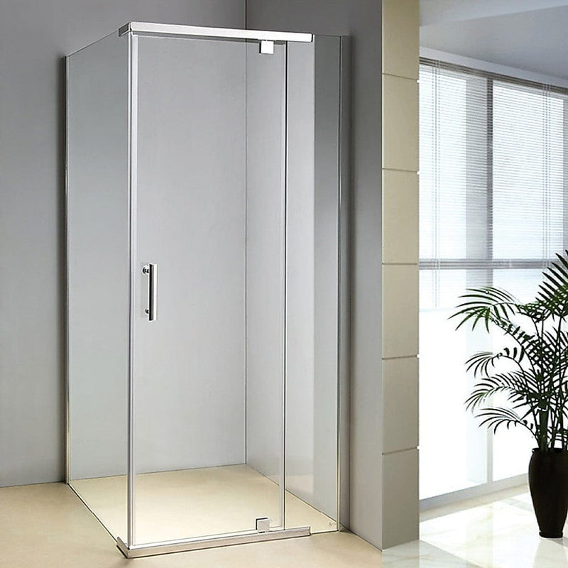 Shower Screen 900x900x1900mm Framed Safety Glass Pivot Door By Della Francesca