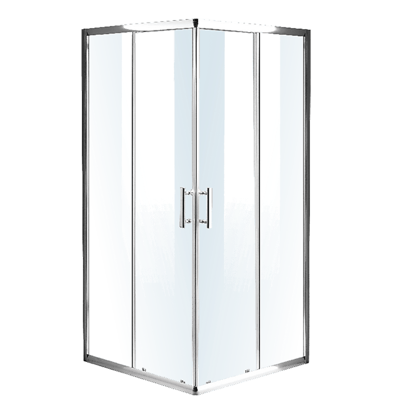 800 x 800mm Sliding Door Nano Safety Glass Shower Screen By Della Francesca