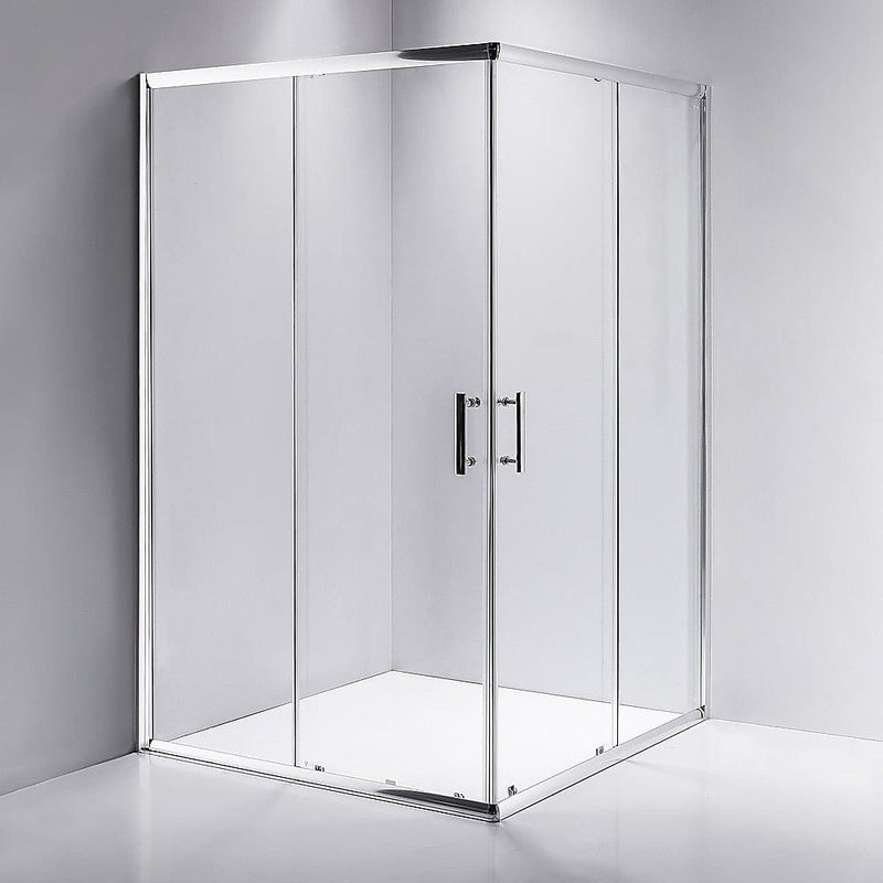 1200 x 1000mm Sliding Door Nano Safety Glass Shower Screen By Della Francesca