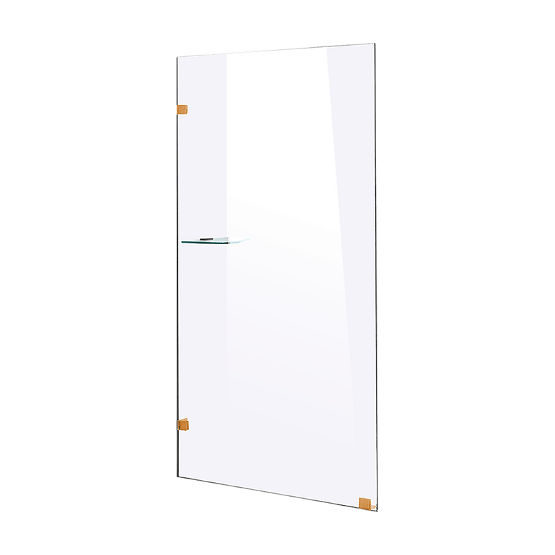 800 x 2000mm Frameless 10mm Safety Glass Shower Screen