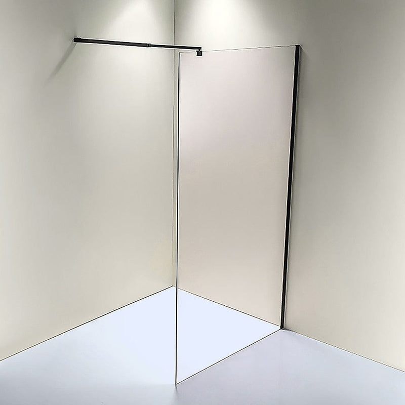 1200 x 2100mm Frameless 10mm Safety Glass Shower Screen