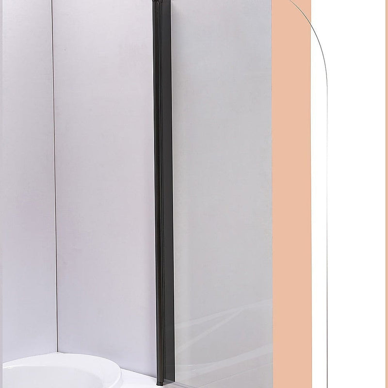 180 Degree Pivot Door 6mm Safety Glass Bath Shower Screen 900x1400mm By Della Francesca