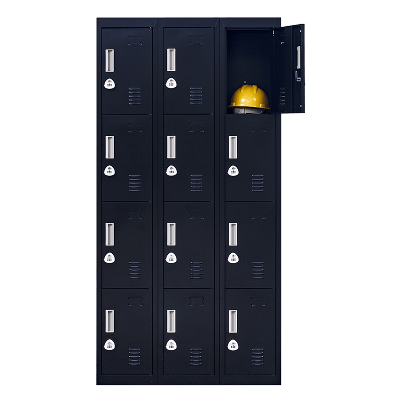 12-Door Locker for Office Gym Shed School Home Storage