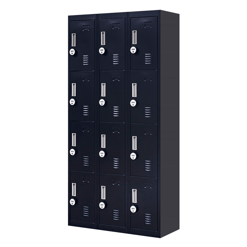 12-Door Locker for Office Gym Shed School Home Storage