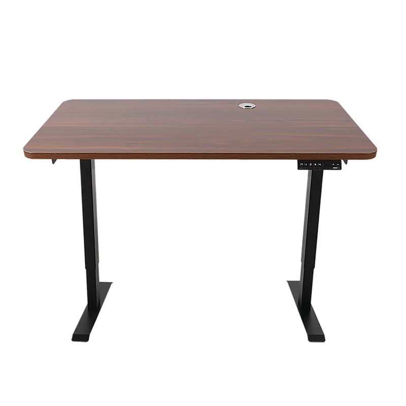 Palermo Standing Desk Sit Stand Height Adjustable Motorised 120cm Table Dual Motor