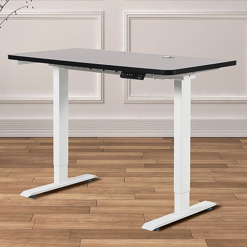 Palermo Standing Desk Sit Stand Height Adjustable Motorised 120cm Table Dual Motor