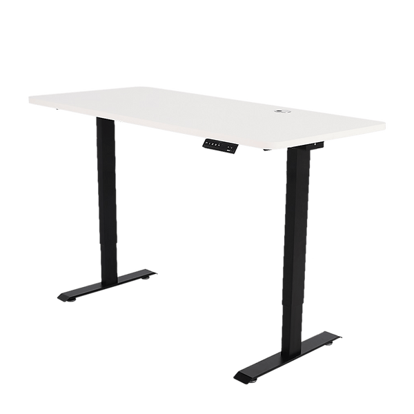 Palermo Standing Desk Sit Stand Height Adjustable Motorised 140cm Table Dual Motor