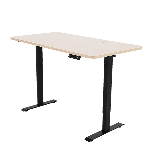 Palermo Standing Desk Sit Stand Height Adjustable Motorised 140cm Table Dual Motor