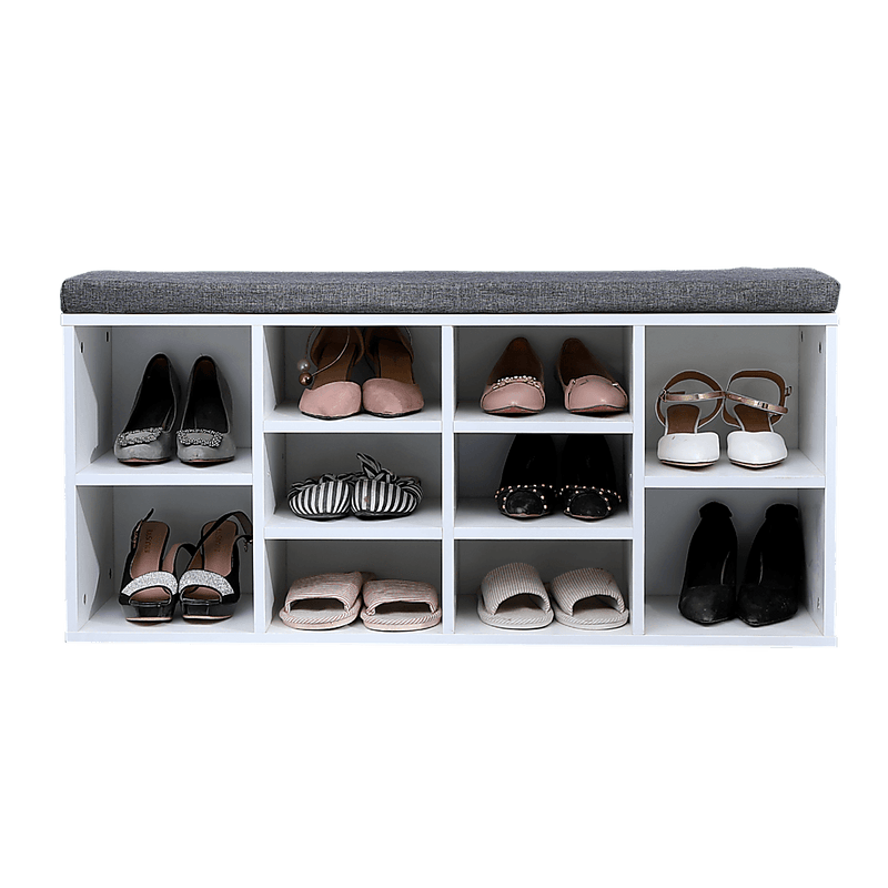 Shoe Cabinet Bench Shoes Storage Rack Organiser Wooden Shelf Cupboard Box