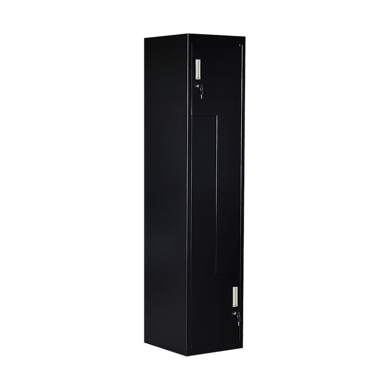 Black Two-Door L-shaped Office Gym Shed Storage Lockers