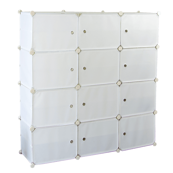 White Cube DIY Shoe Cabinet Rack Storage Portable Stackable Organiser Stand