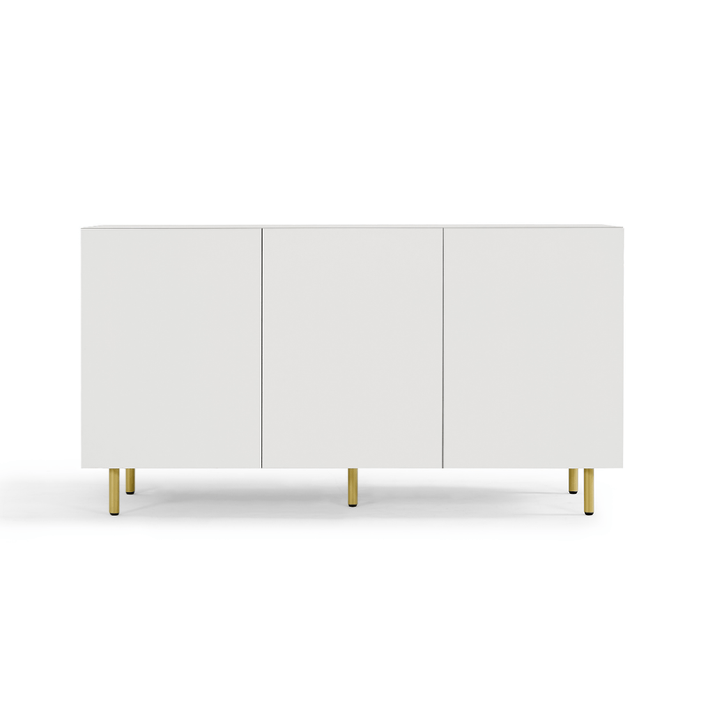 Kori White 3 Door Cabinet