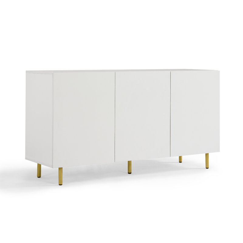 Kori White 3 Door Cabinet