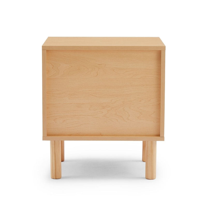 Kailua Rattan Bedside Table in Maple