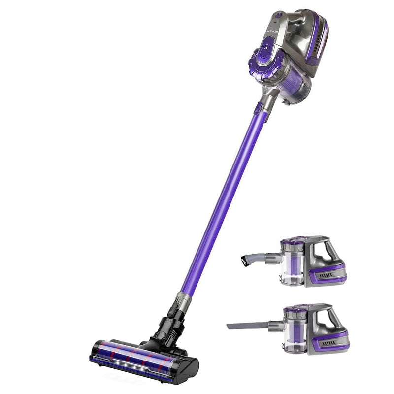 Devanti Stick Vacuum Cleaner Cordless Roller Brush 150W Purple