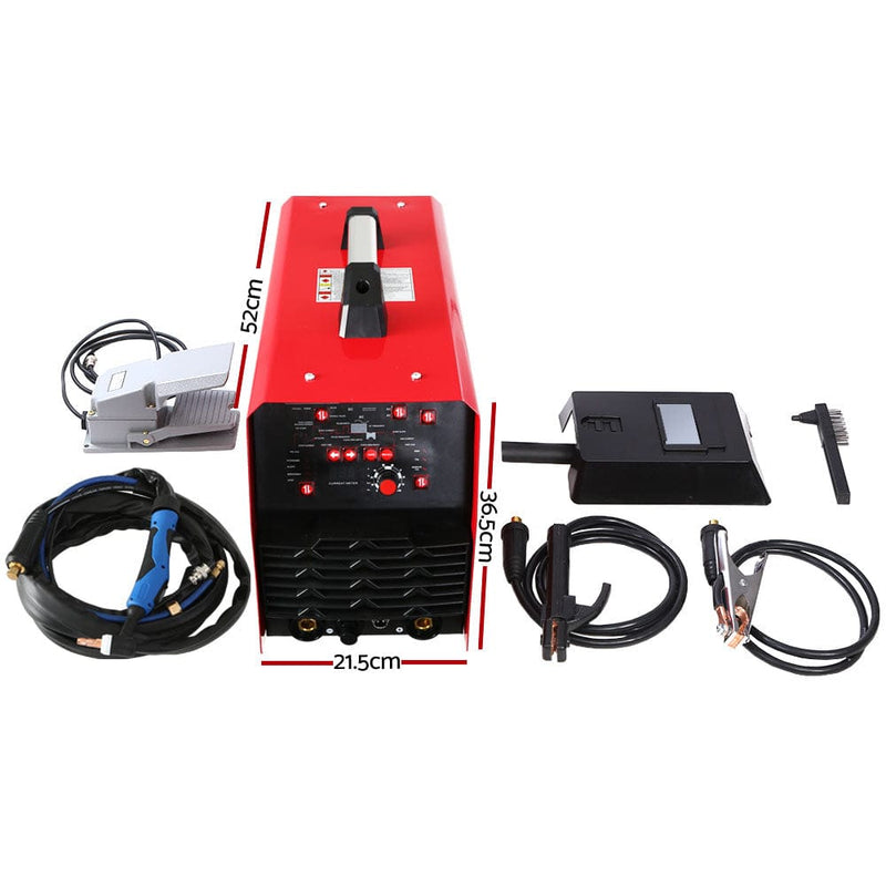 Giantz 250Amp Inverter Welder AC/DC Pulse TIG MMA Aluminum Welding Machine Stick