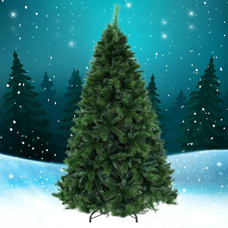 Jingle Jollys Christmas Tree 1.8M Xmas Tree Decorations Pine Needles 1024 Tips