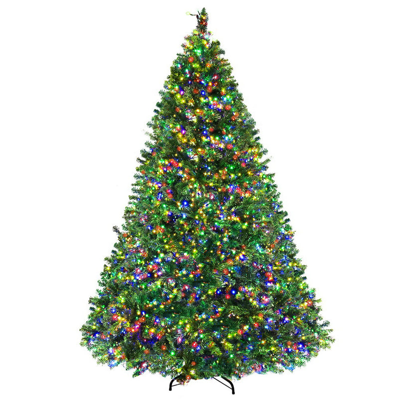 Jingle Jollys Christmas Tree 2.1m Xmas Tree Decor 2800 LED Lights 8 Modes