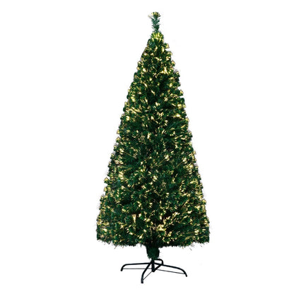 Jingle Jollys 1.8m Christmas Tree Optic Fibre LED Xmas tree Warm White