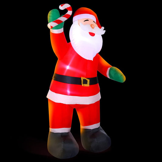 Jingle Jollys Christmas Inflatable Santa 3M Illuminated Decorations