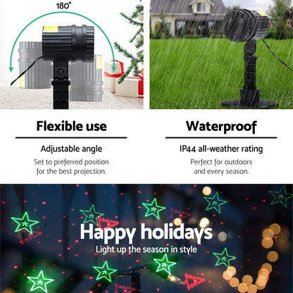 1X Projector Light Christmas Lights Laser Outdoor Decorations Jingle Jollys